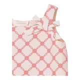 Elisabetta Franchi Tuta Giromanica tinta unita con Loghi Rosa per Bambina EGTA008 ROSA ELISABETTA FRANCHI 