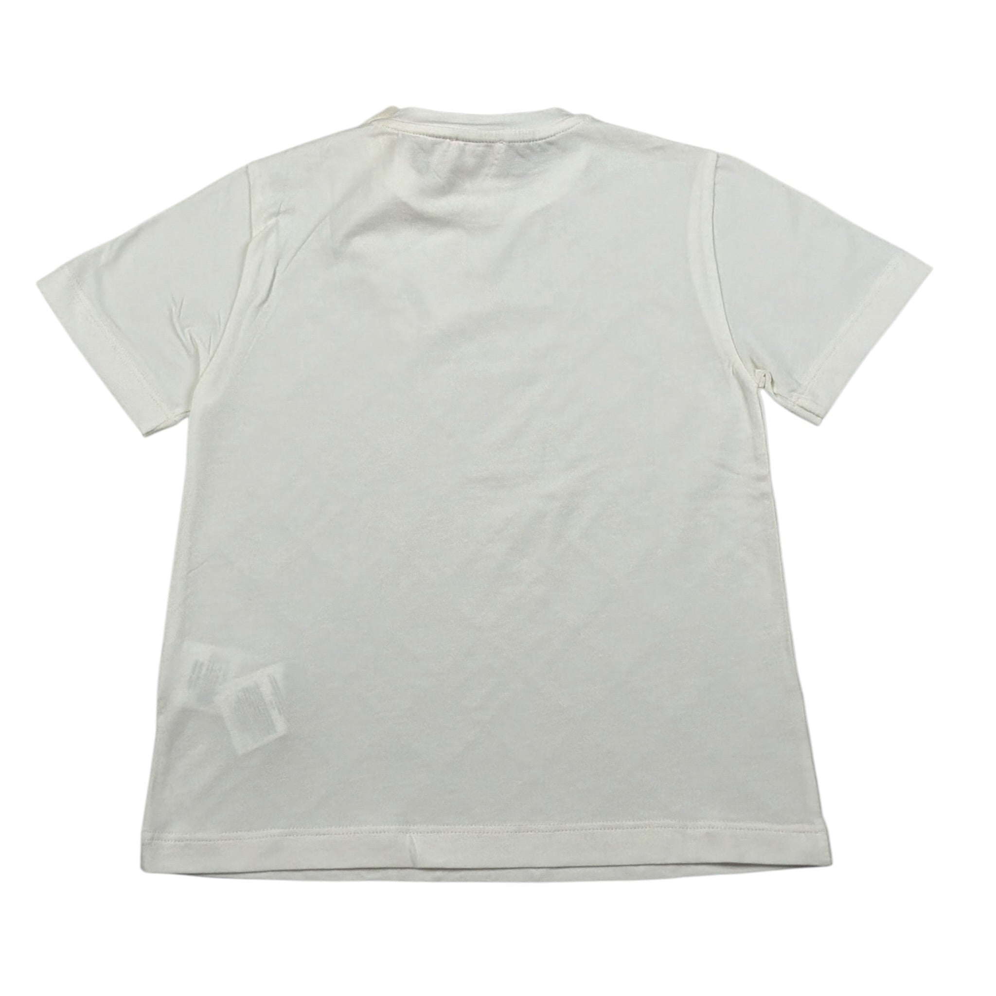 Elisabetta Franchi T-Shirt Girocollo tinta unita Panna per Bambina EGTS097 PANNA ELISABETTA FRANCHI 