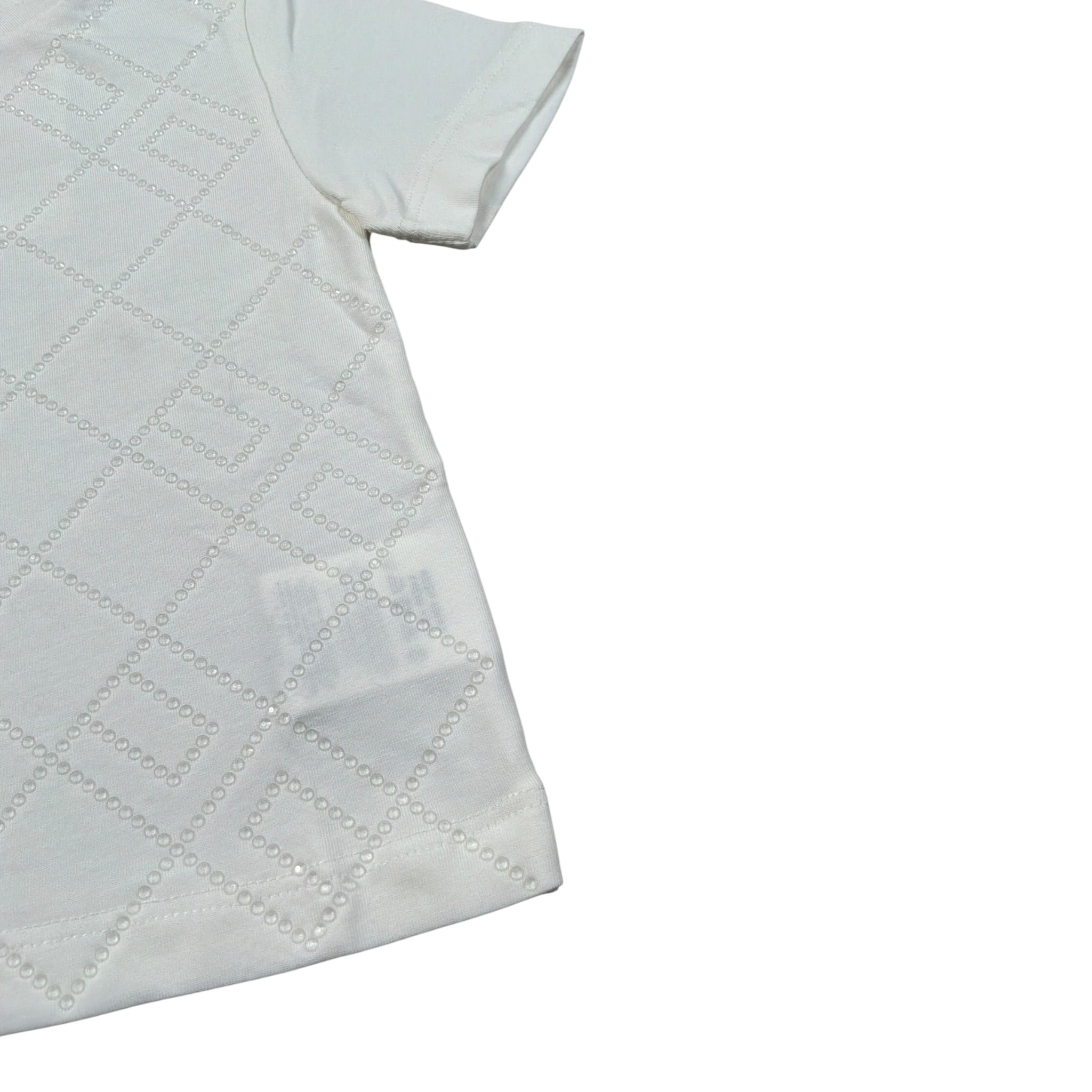 Elisabetta Franchi T-Shirt Girocollo tinta unita Bianco per Neonata EGTS097X BIANCO ELISABETTA FRANCHI 