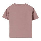 Elisabetta Franchi T-Shirt tinta unita con Logo Rosa Antico per Neonata EGTS100 ROSA ANTICO ELISABETTA FRANCHI 