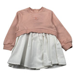 Elisabetta Franchi Abiti Manica Lunga Bicolore Rosa/Bianco per Neonata ENAB053 ROSA/BIANCO ELISABETTA FRANCHI 