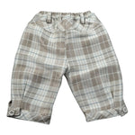 Emanuel Pris Pantalone Fantasia Quadri Beige per Neonato EP109I BEIGE EMANUEL PRIS 
