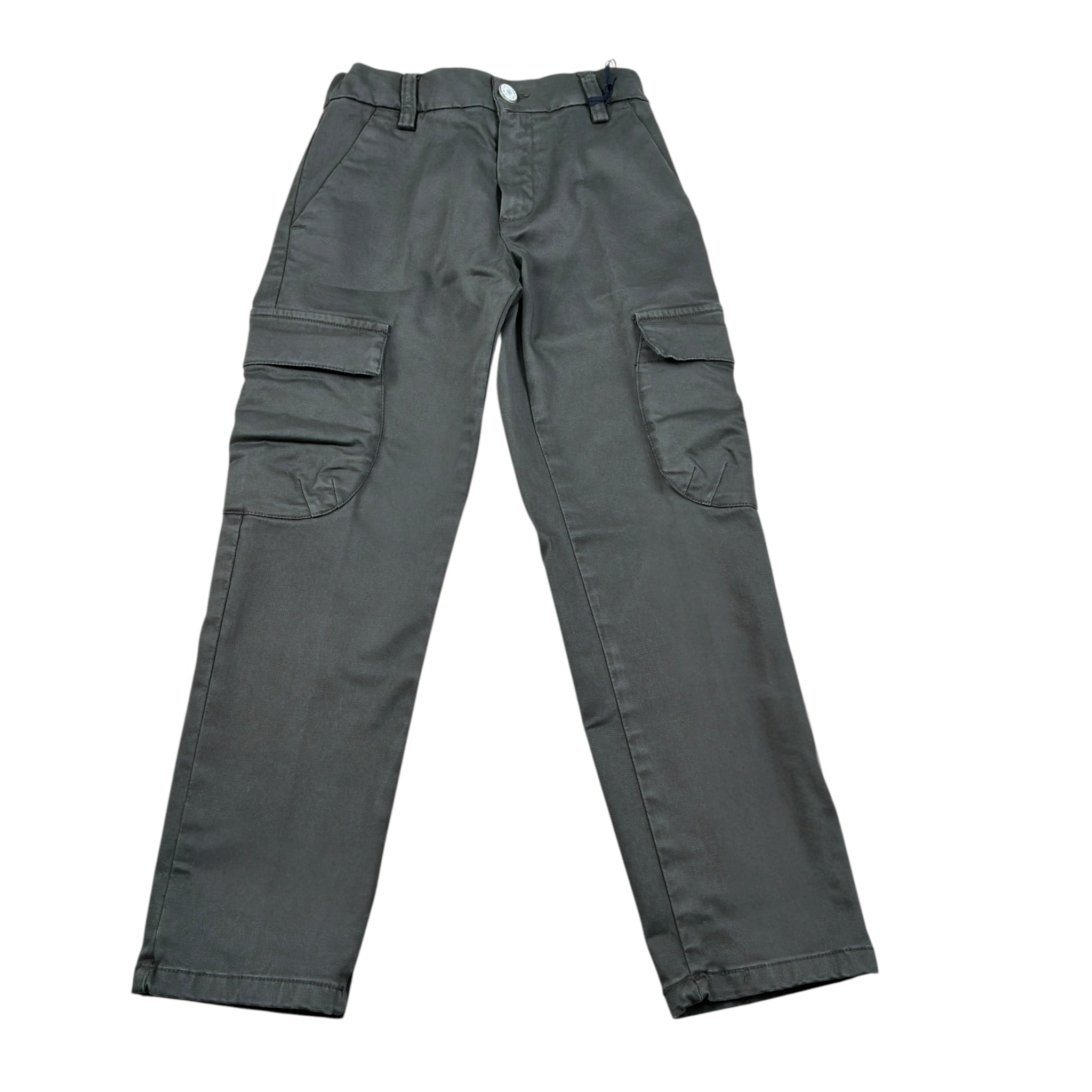 Emanuel Pris Pantalone tinta unita con Girovita Regolabile Grigio per Bambino EPT6276B GRIGIO EMANUEL PRIS 