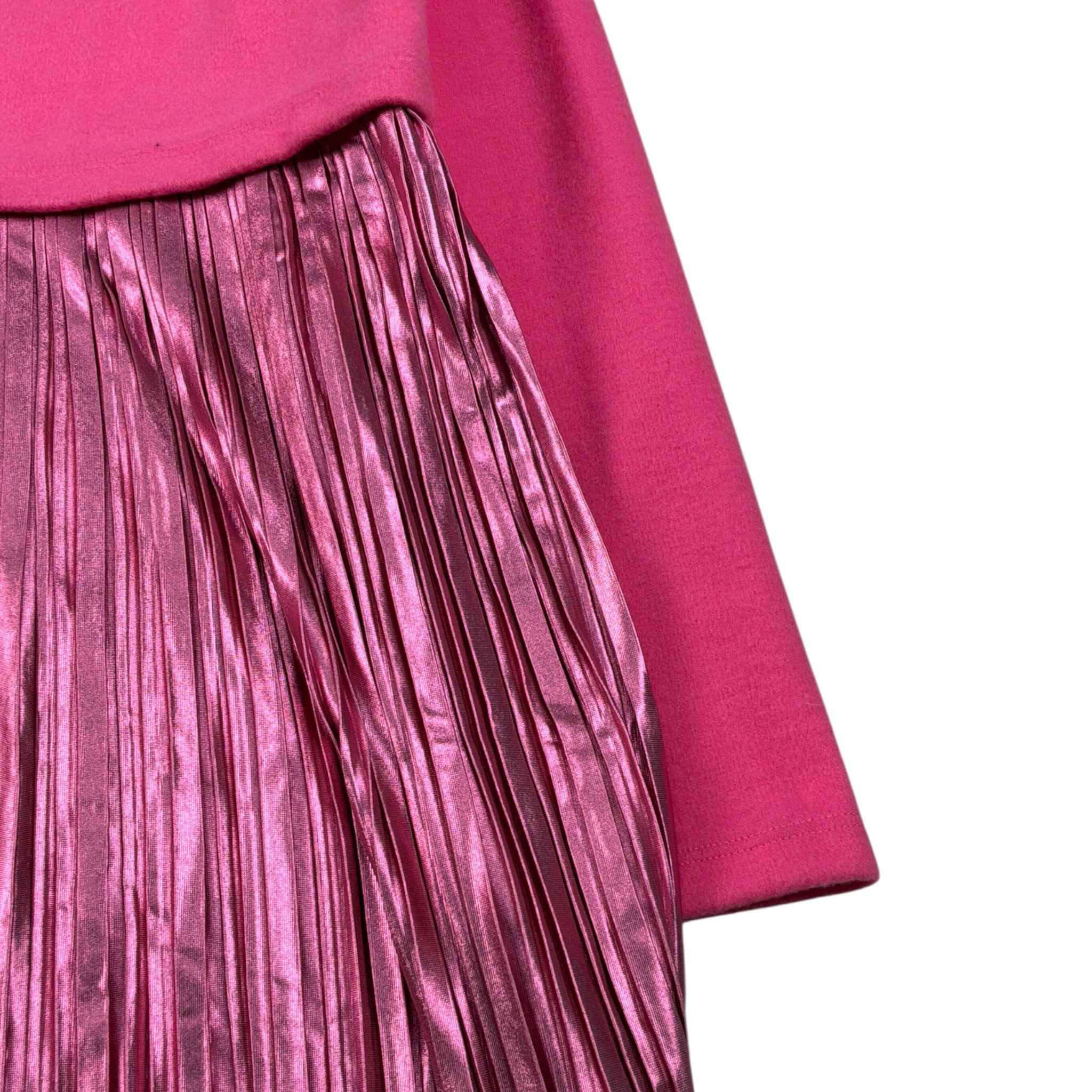 Emc Abito tinta unita Manica Lunga Fuxia per Bambina AA4800 FUXIA EMC 