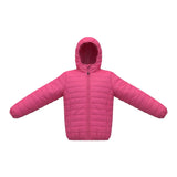 Emc Giubbino tinta unita con Zip E Cappuccio Fuxia per Bambina AV1156 FUXIA EMC 