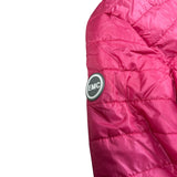 Emc Giubbino tinta unita con Zip E Cappuccio Fuxia per Bambina AV1156 FUXIA EMC 