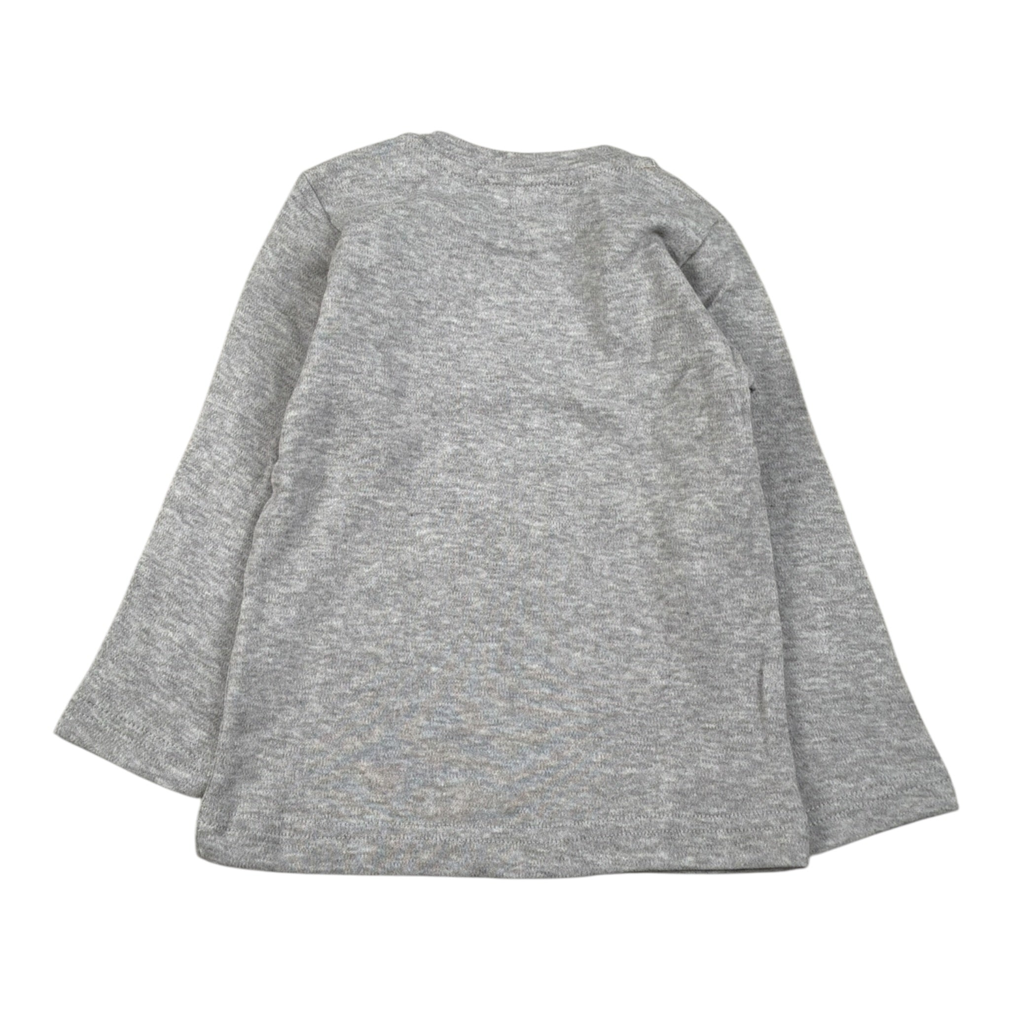 Emc Shirt Girocollo tinta unita con Stampa Grigio per Neonato BX2116 GRIGIO EMC 