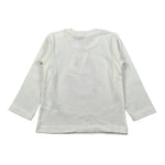 Emc Shirt Girocollo tinta unita con Stampa Panna per Neonato BX2265 PANNA EMC 