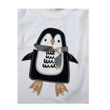 Emc Shirt Girocollo tinta unita con Stampa Panna per Neonato BX2265 PANNA EMC 