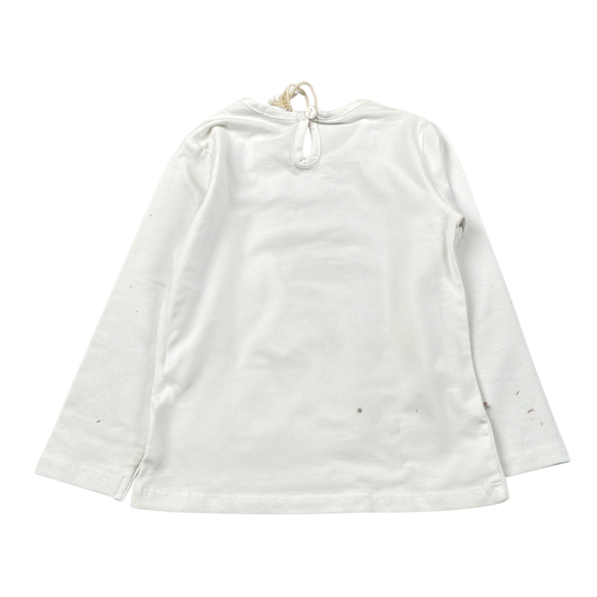 Emc Shirt tinta unita con Stampa Bianco per Neonata BX2320 BIANCO EMC 
