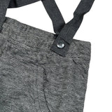 Emc Pantalone tinta unita con Bretelle Grigio per Neonato BZ6524 GRIGIO EMC 