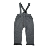 Emc Pantalone tinta unita con Bretelle Grigio per Neonato BZ6618 GRIGIO EMC 