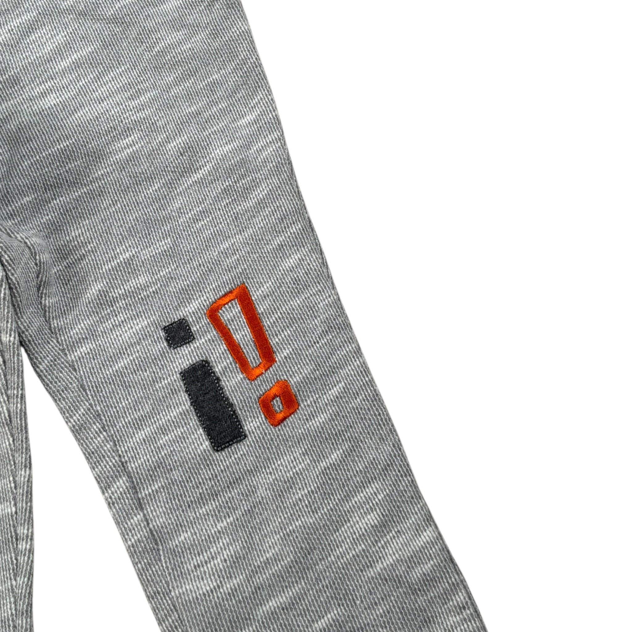 Emc Pantalone tinta unita con Elastico In Vita Grigio per Neonato BZ6723 GRIGIO EMC 