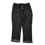 Emc Pantalone tinta unita con Elastico In Vita Nero per Neonato BZ6739 NERO EMC 