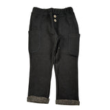 Emc Pantalone tinta unita con Elastico In Vita Nero per Neonato BZ6739 NERO EMC 