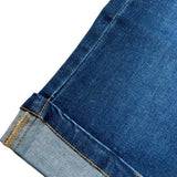 Emc Jeans tinta unita Modello A Palazzo Blu per Bambina BZ7213 BLU EMC 