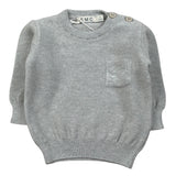 Emc Maglia tinta unita con Taschino Grigio per Neonato CE1398 GRIGIO EMC 