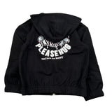 Emc Felpa tinta unita con Zip E Cappuccio Nero per Bambina CE2242 NERO EMC 