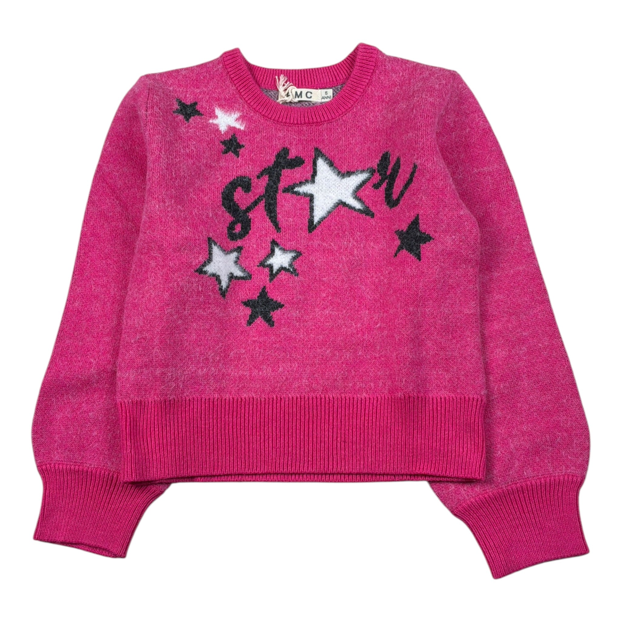 Emc Maglia tinta unita con Stampa Fuxia per Bambina CE2250 FUXIA EMC 