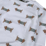 Emc Completo 2Pz Felpa-Pantalone con Stampa Bianco per Neonato CO3702 BIANCO EMC 
