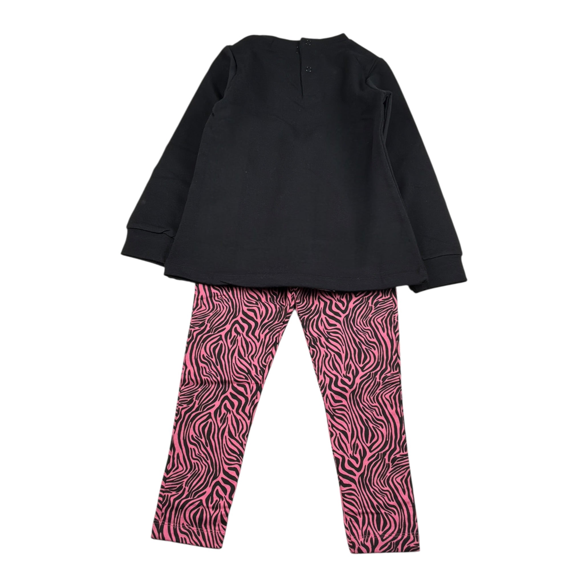Emc Completo 2Pz Felpa-Leggins Nero per Bambina WP0078 NERO EMC 