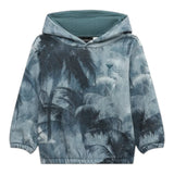 Emporio Armani Felpa tinta unita con Fantasia E Cappuccio Azzurro per Bambino 3D4MJE AZZURRO EMPORIO ARMANI 