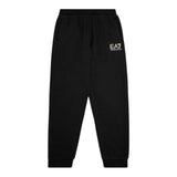Emporio Armani Pantalone Modello Tuta tinta unita con Stampa Blu per Bambino 6DBP62 BLU EMPORIO ARMANI 