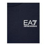 Emporio Armani Shirt Girocollo tinta unita con Logo Blu per Bambino 7B000021 BLU EMPORIO ARMANI 
