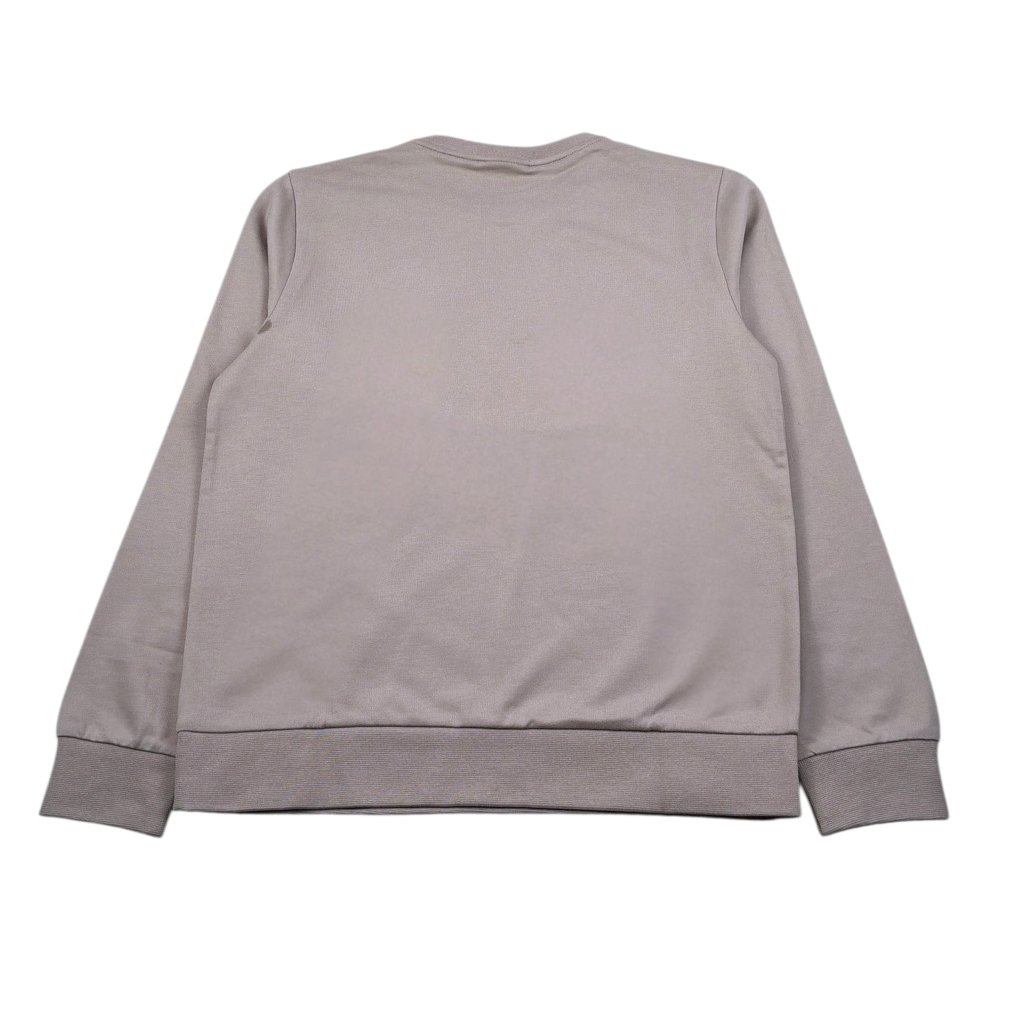 Emporio Armani Felpa Chiusa Girocollo tinta unita con Stampa Beige per Bambino 7B000025X BEIGE EMPORIO ARMANI 