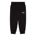 Emporio Armani Pantalone Tuta tinta unita con Logo Nero per Bambino 7B000027A NERO EMPORIO ARMANI 