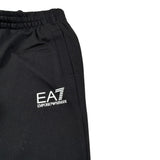 Emporio Armani Pantalone Tuta tinta unita con Logo Nero per Bambino 7B000027 NERO EMPORIO ARMANI 