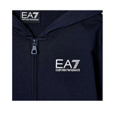 Emporio Armani Felpa con Zip E Cappuccio tinta unita Blu per Bambino 7B000064 BLU EMPORIO ARMANI 
