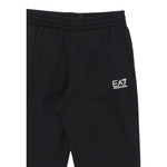 Emporio Armani Pantalone Modello Tuta tinta unita con Stampa Nero/Bianco per Bambino 7B000163 NERO/BIANCO EMPORIO ARMANI 