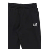 Emporio Armani Pantalone Modello Tuta tinta unita con Stampa Nero/Bianco per Bambino 7B000163 NERO/BIANCO EMPORIO ARMANI 