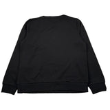 Emporio Armani Felpa Chiusa Girocollo tinta unita con Stampa Nero per Bambino 7B000170 NERO EMPORIO ARMANI 