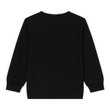 Emporio Armani Felpa Chiusa Girocollo tinta unita con Stampa Nero per Bambino 7B000170X NERO EMPORIO ARMANI 