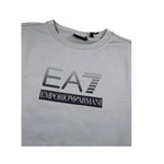 Emporio Armani Felpa Chiusa Girocollo tinta unita con Stampa Verde per Bambino 7B000170X VERDE EMPORIO ARMANI 