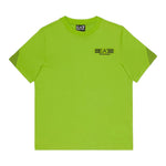 Emporio Armani T-Shirt Girocollo tinta unita con Stampa Verde per Bambino 7B000183 VERDE EMPORIO ARMANI 