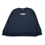 Emporio Armani Felpa Chiusa Girocollo tinta unita con Logo Blu per Bambino 7B000184 BLU EMPORIO ARMANI 