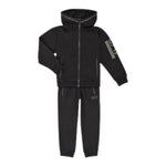 Emporio Armani Completo 2Pz Felpa-Pantalone tinta unita Nero per Bambino 7B00178 NERO EMPORIO ARMANI 