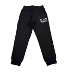 Emporio Armani Pantalone Tuta tinta unita con Logo Nero per Bambino 7G000108 NERO EMPORIO ARMANI 