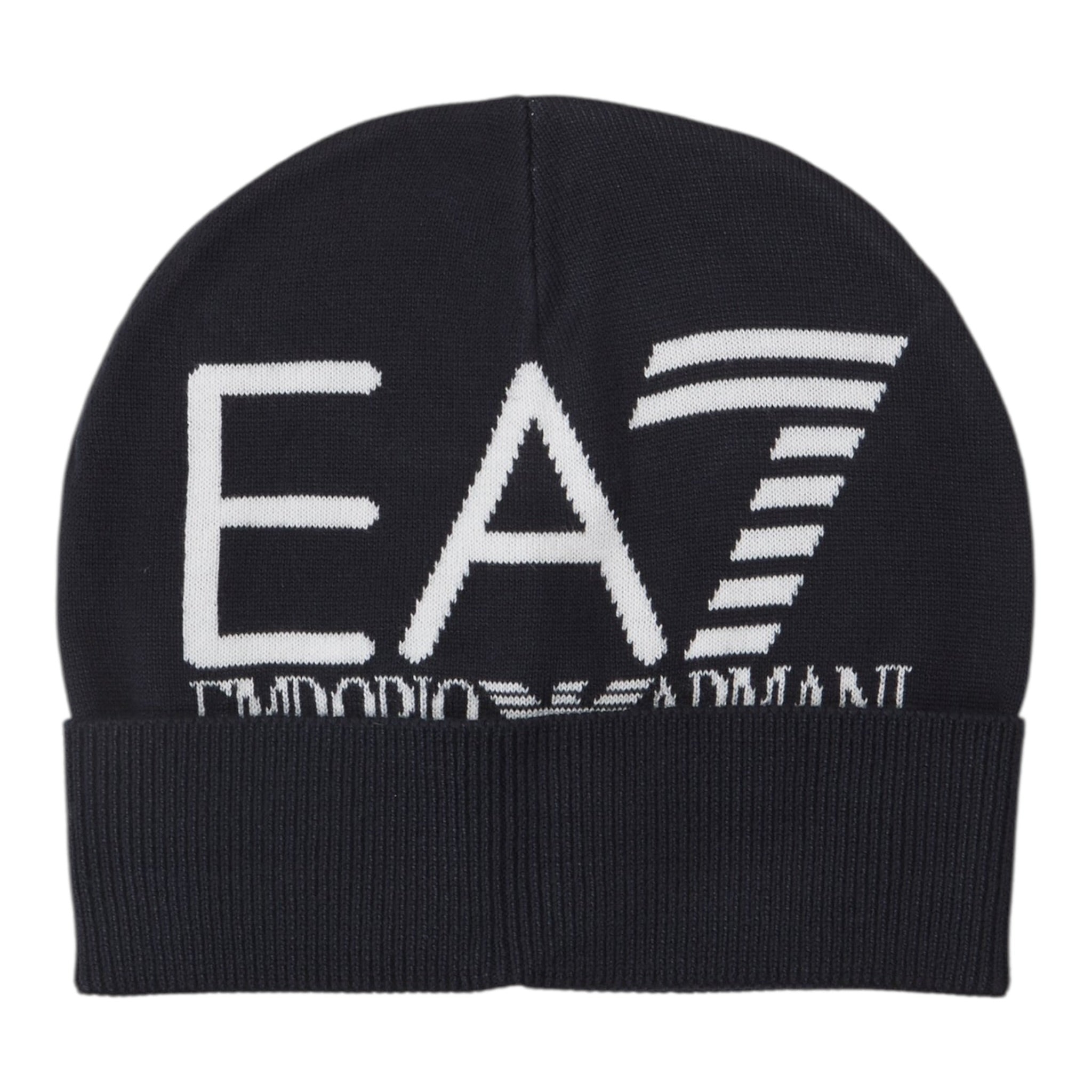Emporio Armani Cappello tinta unita con Logo Blu per Bambino 7X000006 BLU EMPORIO ARMANI 