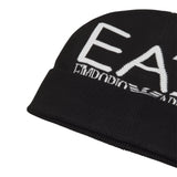 Emporio Armani Cappello tinta unita con Logo Nero per Bambino 7X000006 NERO EMPORIO ARMANI 