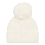 Emporio Armani Cappello tinta unita con Pon Pon Panna per Bambino 7Y000045 PANNA EMPORIO ARMANI 