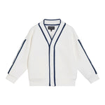 Emporio Armani Cardigan tinta unita con Logo Panna per Bambina EB000147 PANNA EMPORIO ARMANI 