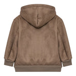 Emporio Armani Giubbino tinta unita con Zip E Cappuccio Cammello per Bambino EB000508 CAMMELLO EMPORIO ARMANI 
