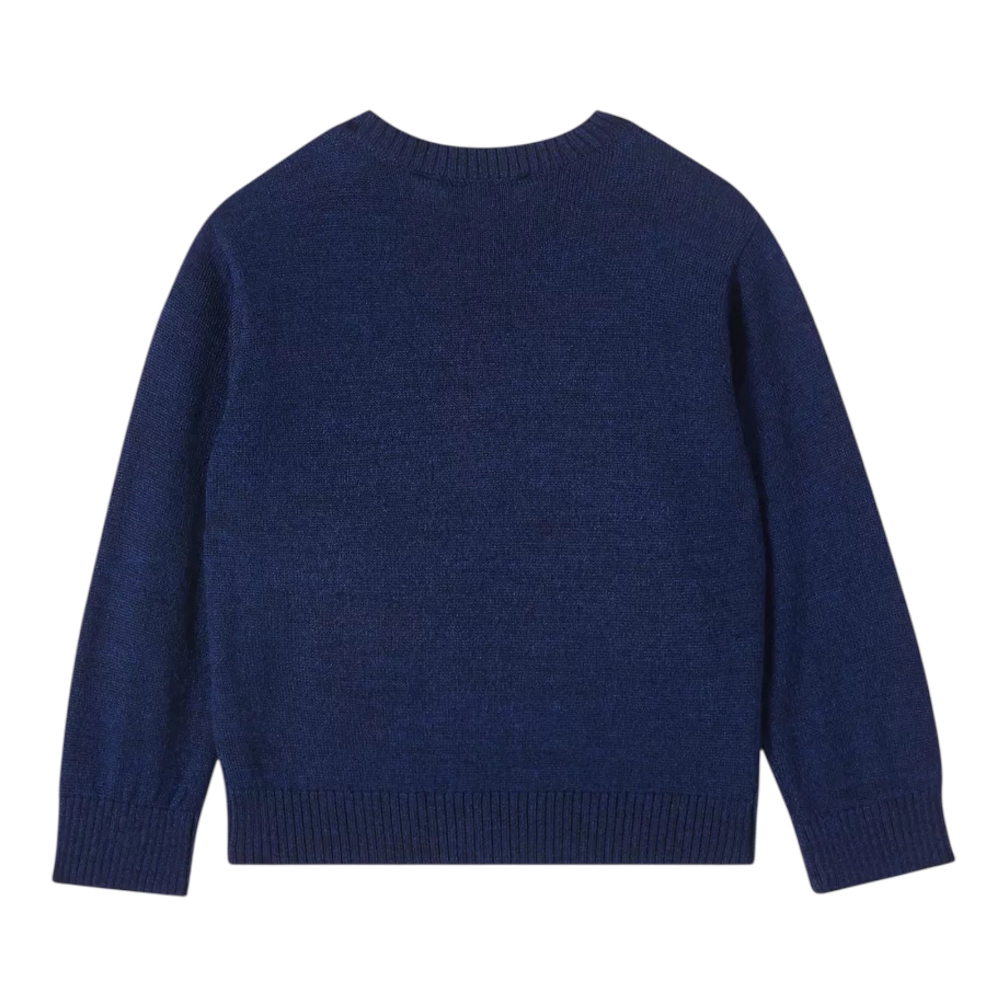 Emporio Armani Maglia tinta unita con Logo Blu per Neonato EB000809 BLU EMPORIO ARMANI 
