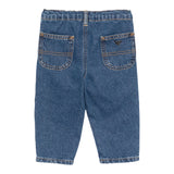 Emporio Armani Jeans tinta unita con Elastico In Vita Blu per Neonato EB00572 BLU EMPORIO ARMANI 