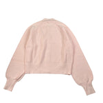Ermanno Scervino Felpa In Maglia tinta unita con Zip Rosa per Bambina SFMA038 ROSA ERMANNO SCERVINO 