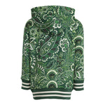 Etro Felpa con Zip E Cappuccio Stampa Fantasia Verde per Bambino GU4P10 VERDE ETRO 
